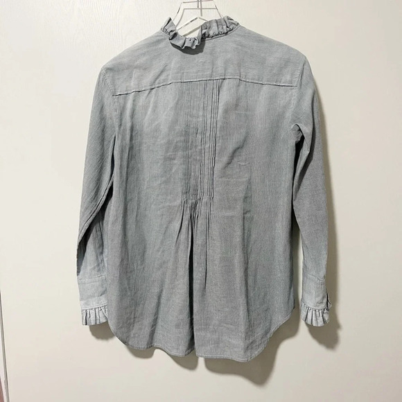 LA VIE Striped Top Ruffle Trim - Picture 5 of 9